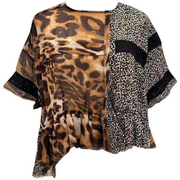 NWT One Teaspoon Animal Night Dance Top - Picture 1 of 8